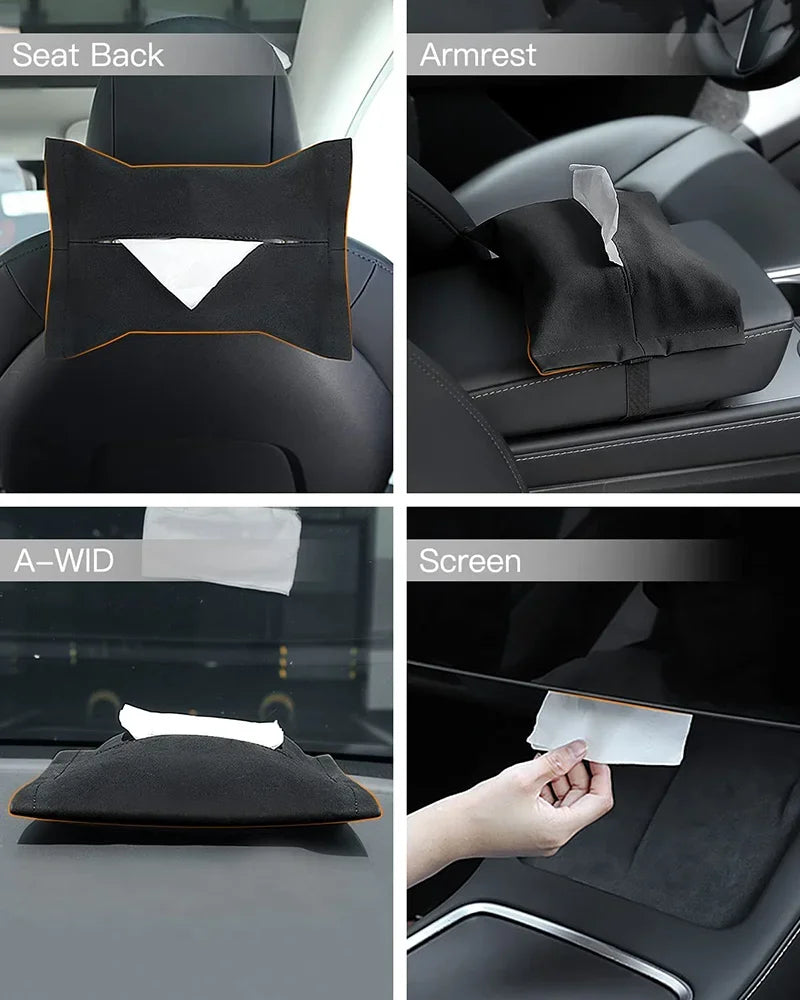 Tissue Holder Box for Tesla Model 3 Y
